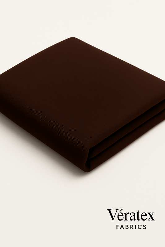 Chocolate Brown Bengaline Fabric – Sold by the Metre - Vératex Fabrics