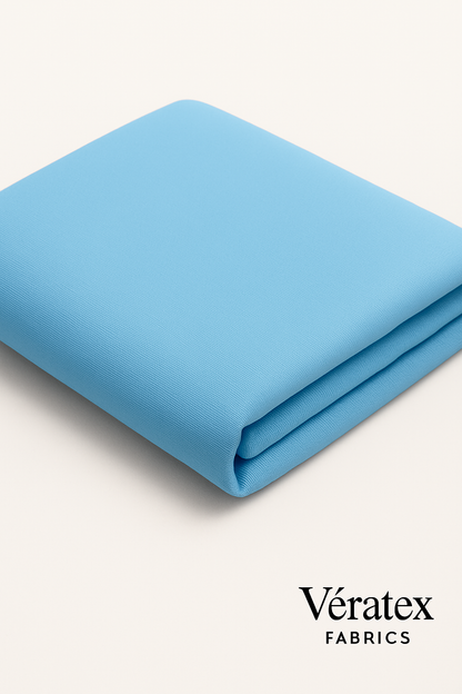 Sky Blue Bengaline Fabric – Sold by the Metre - Vératex Fabrics