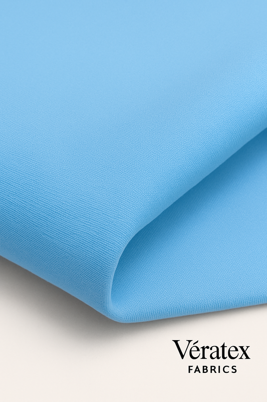 Sky Blue Bengaline Fabric – Sold by the Metre - Vératex Fabrics