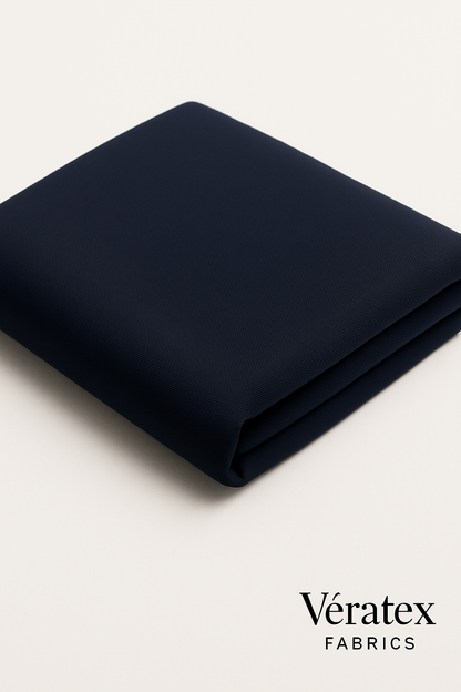 Navy Blue Bengaline Fabric – Sold by the Metre - Vératex Fabrics