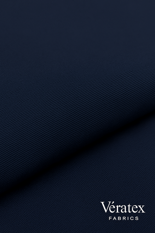 Navy Blue Bengaline Fabric – Sold by the Metre - Vératex Fabrics