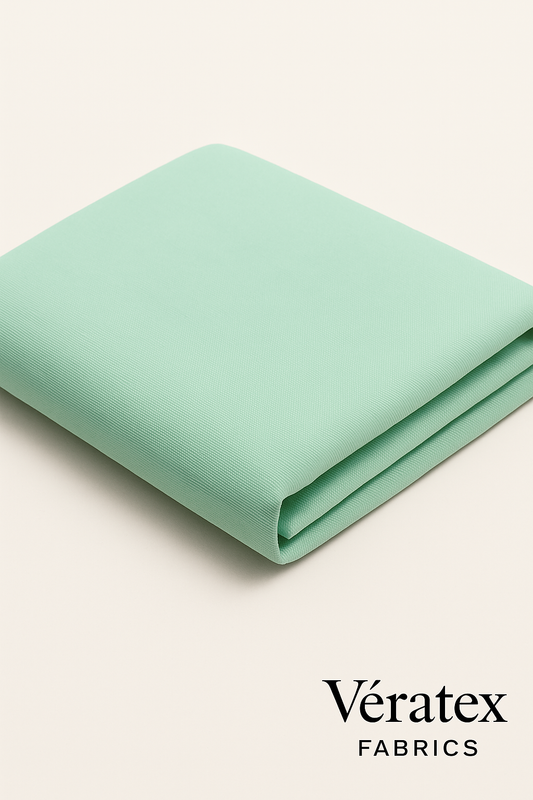 Mint Green Bengaline Fabric – Sold by the Metre - Vératex Fabrics