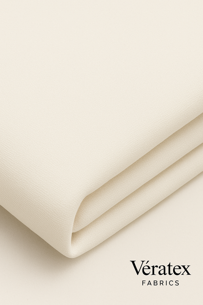 Ivory Bengaline Fabric – Sold by the Metre - Vératex Fabrics