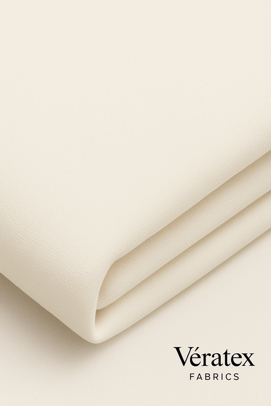 Ivory Bengaline Fabric – Sold by the Metre - Vératex Fabrics