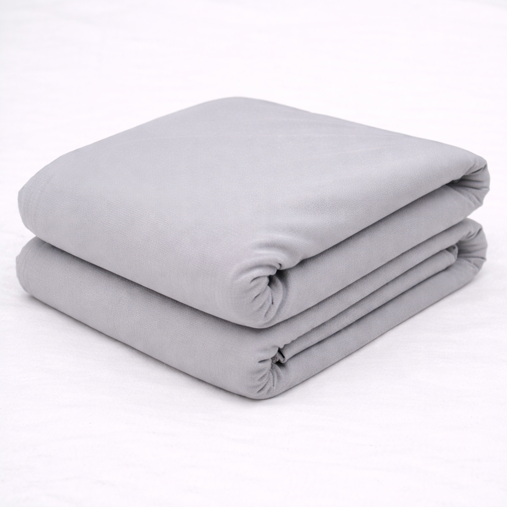 Silver Grey ITY Fabric – Sold by the Metre