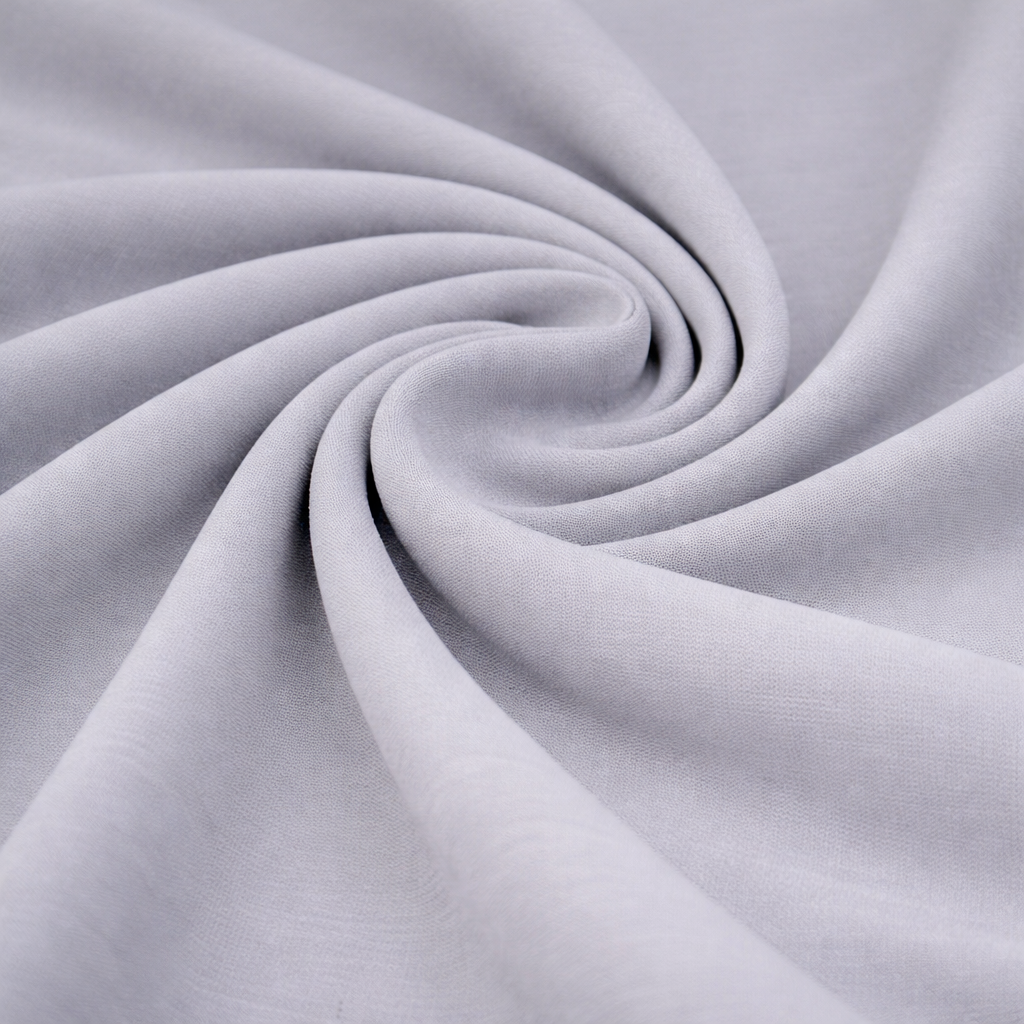 Silver Grey ITY Fabric – Sold by the Metre