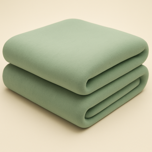 Sage Sweatshirt Fleece Fabric – Sold by the Metre