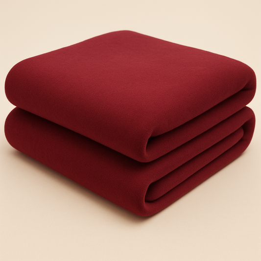 Wine Sweatshirt Fleece Fabric – Sold by the Metre