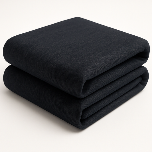 Black Stretch Denim Fabric – Sold by the Metre