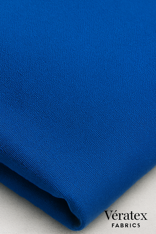 Royal Blue Bengaline Fabric – Sold by the Metre - Vératex Fabrics