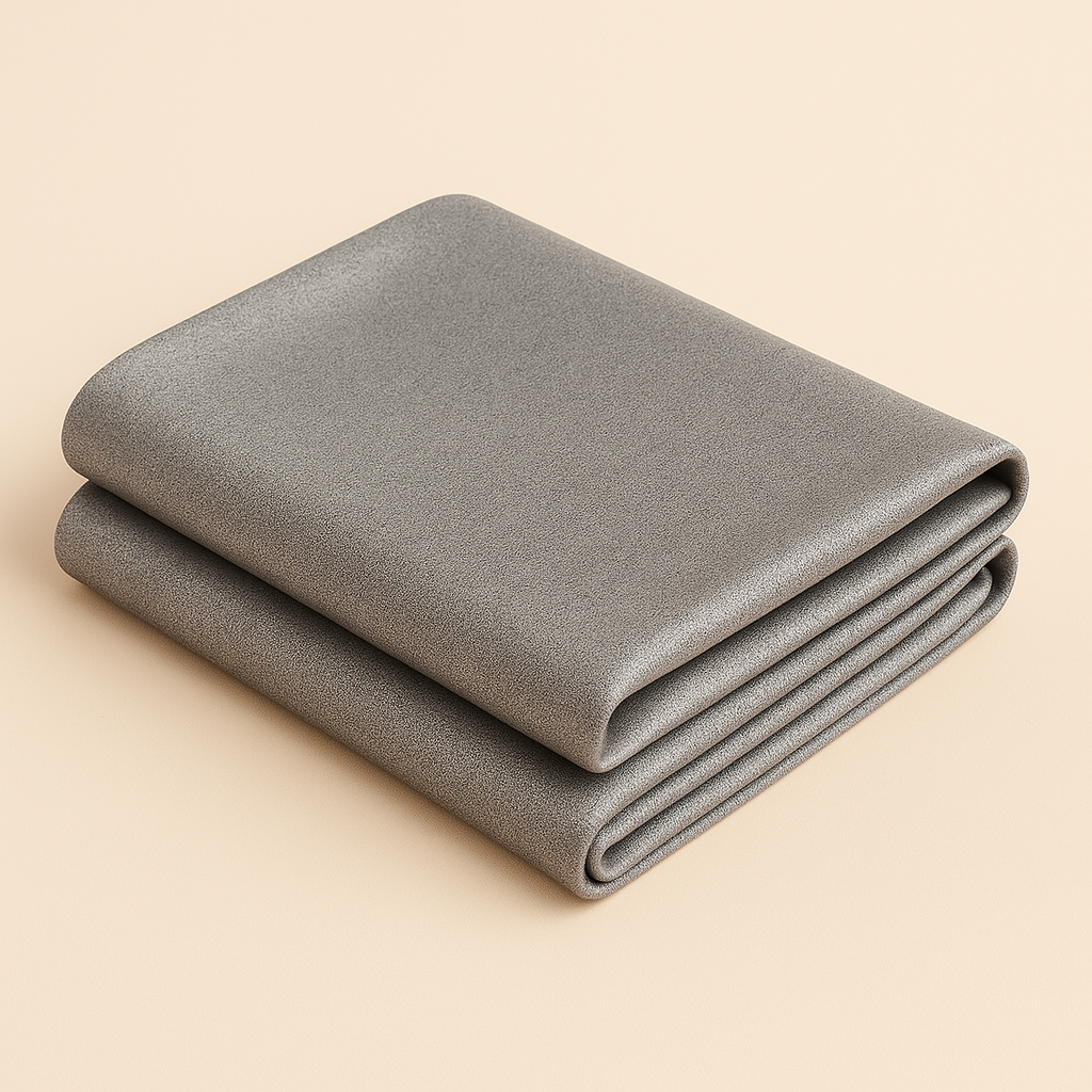 Silver Smoke Soft Touch Fabric – Sold by the Metre