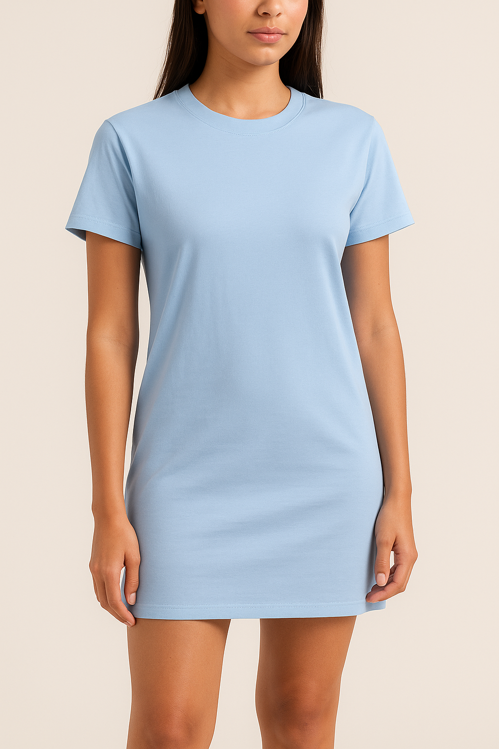 Sky Blue Cotton Jersey Fabric – Sold by the Metre - Vératex Fabrics