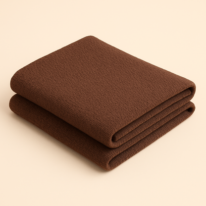 Brown Popcorn Textured Fabric – Sold by the Metre