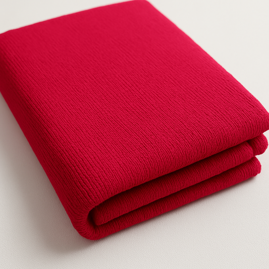 Fuchsia Red Popcorn Textured Fabric – Sold by the Metre
