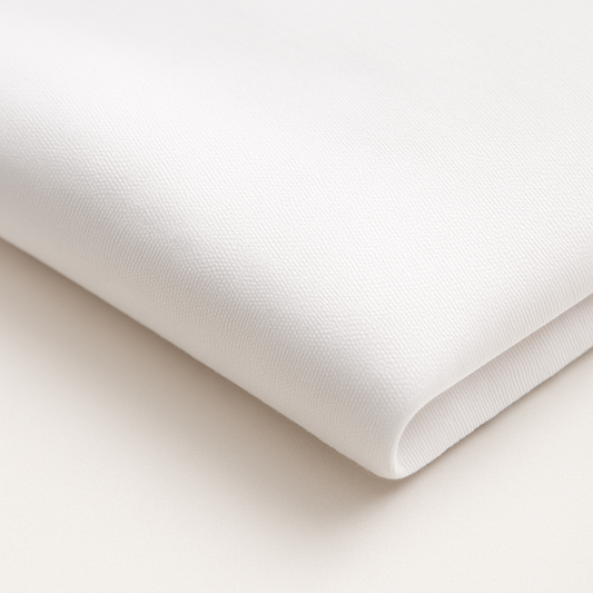 White 100% Cotton Single Jersey Fabric – Sold by the Metre - Vératex Fabrics