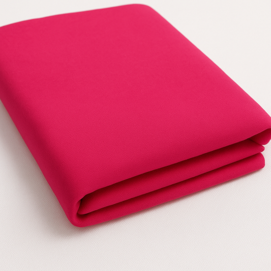 Fuchsia Pink 100% Cotton Single Jersey Fabric – Sold by the Metre - Vératex Fabrics