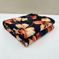 Autumn Bloom Floral ITY Fabric – Sold by the Metre - Vératex Fabrics