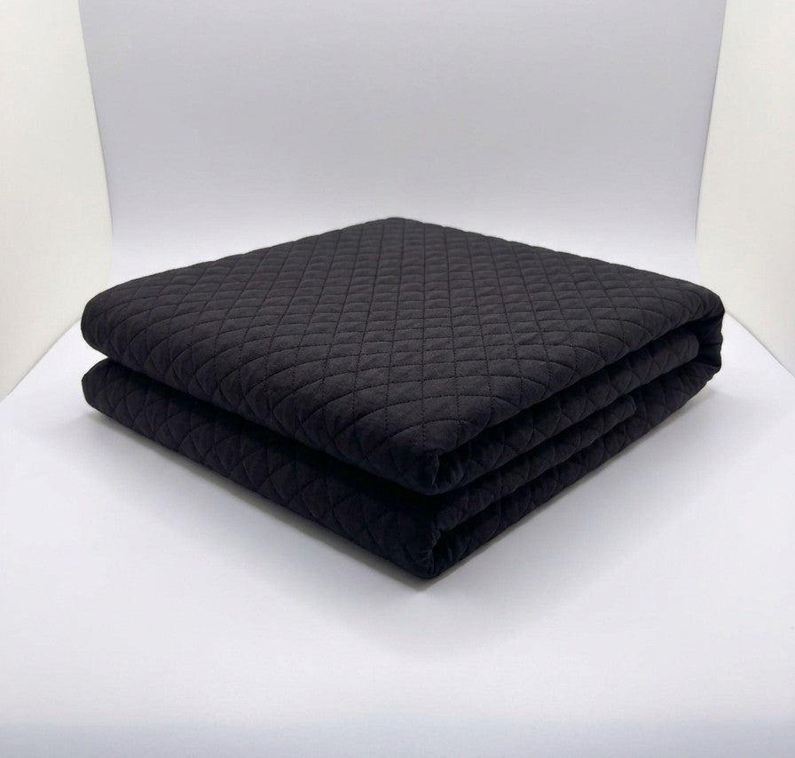 Black Quilted Fabric
