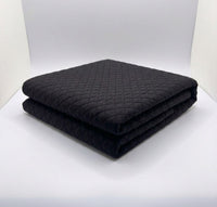 Black Quilted Fabric