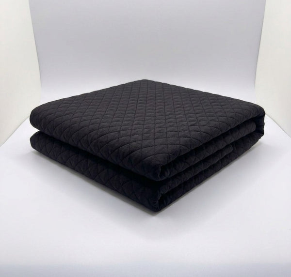 Black Quilted Fabric