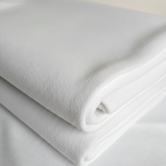 White Anti-Pill Polar Fleece – Sold by the Metre - Vératex Fabrics