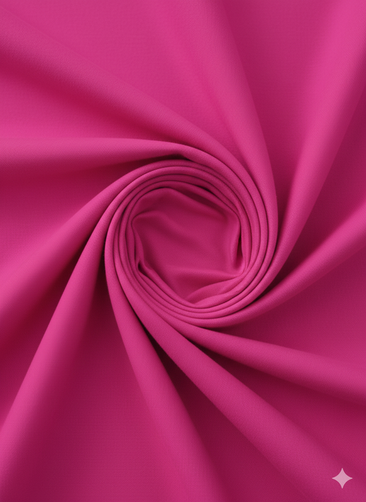 Fuchsia Pink 100% Cotton Single Jersey Fabric – Sold by the Metre - Vératex Fabrics