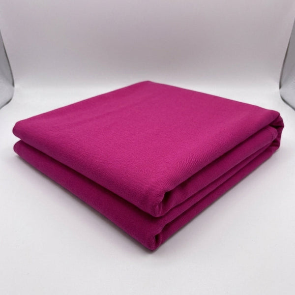 Magenta Cotton Jersey Lycra Fabric