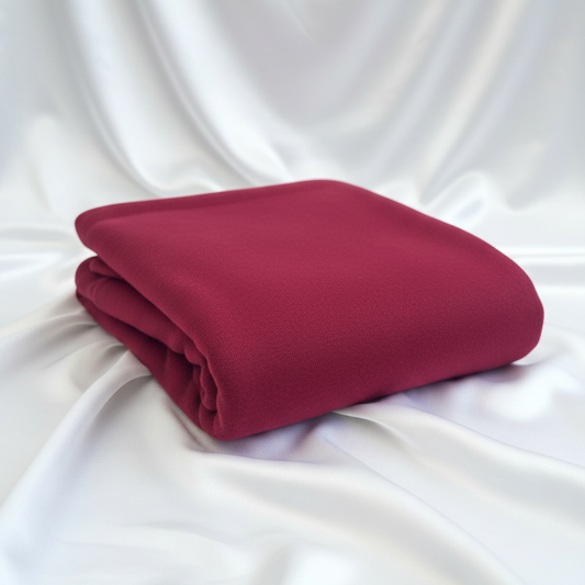 Wine Sweatshirt Fleece Fabric – Sold by the Metre - Vératex Fabrics