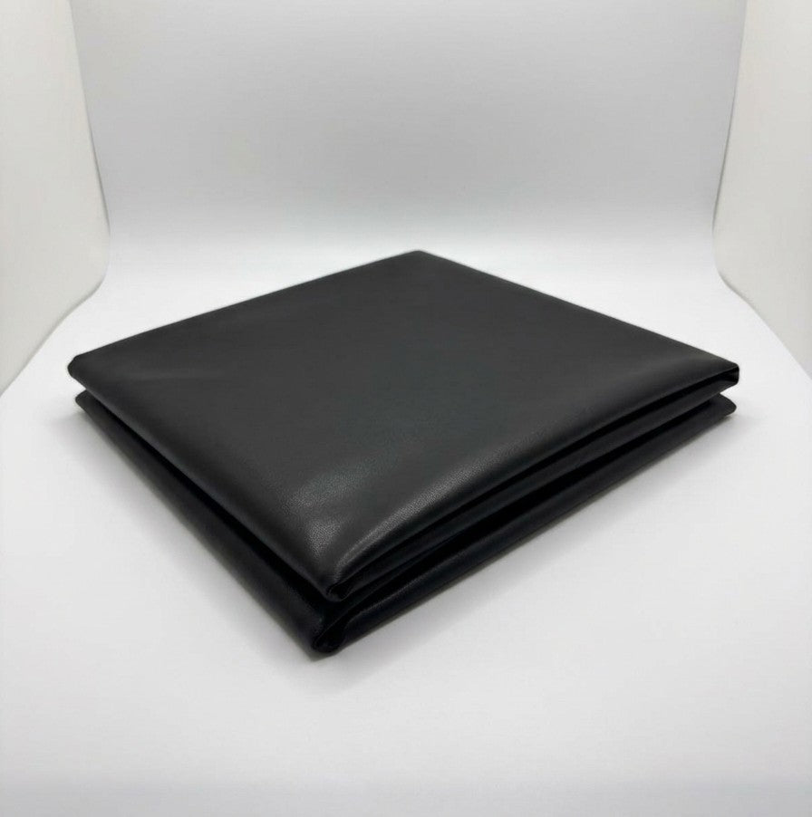 Black Wet Look Fabric