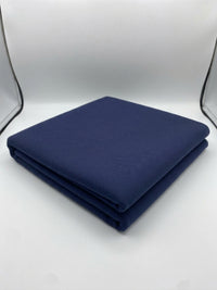 Navy Cotton Interlock Jersey Fabric – 100% Cotton Double Knit