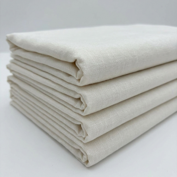 Ivory Cotton Linen Fabric – Sold by the Metre - Vératex Fabrics