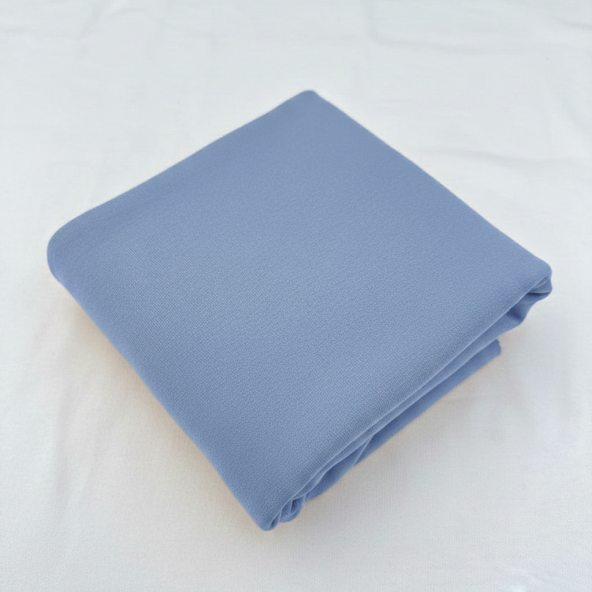Dusty Blue ITY Fabric – Sold by the Metre - Vératex Fabrics