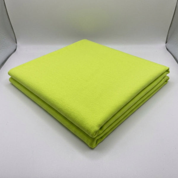 Lime Cotton Jersey Lycra Fabric