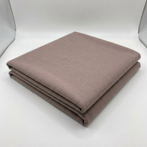 Stone Cotton Jersey Lycra Fabric