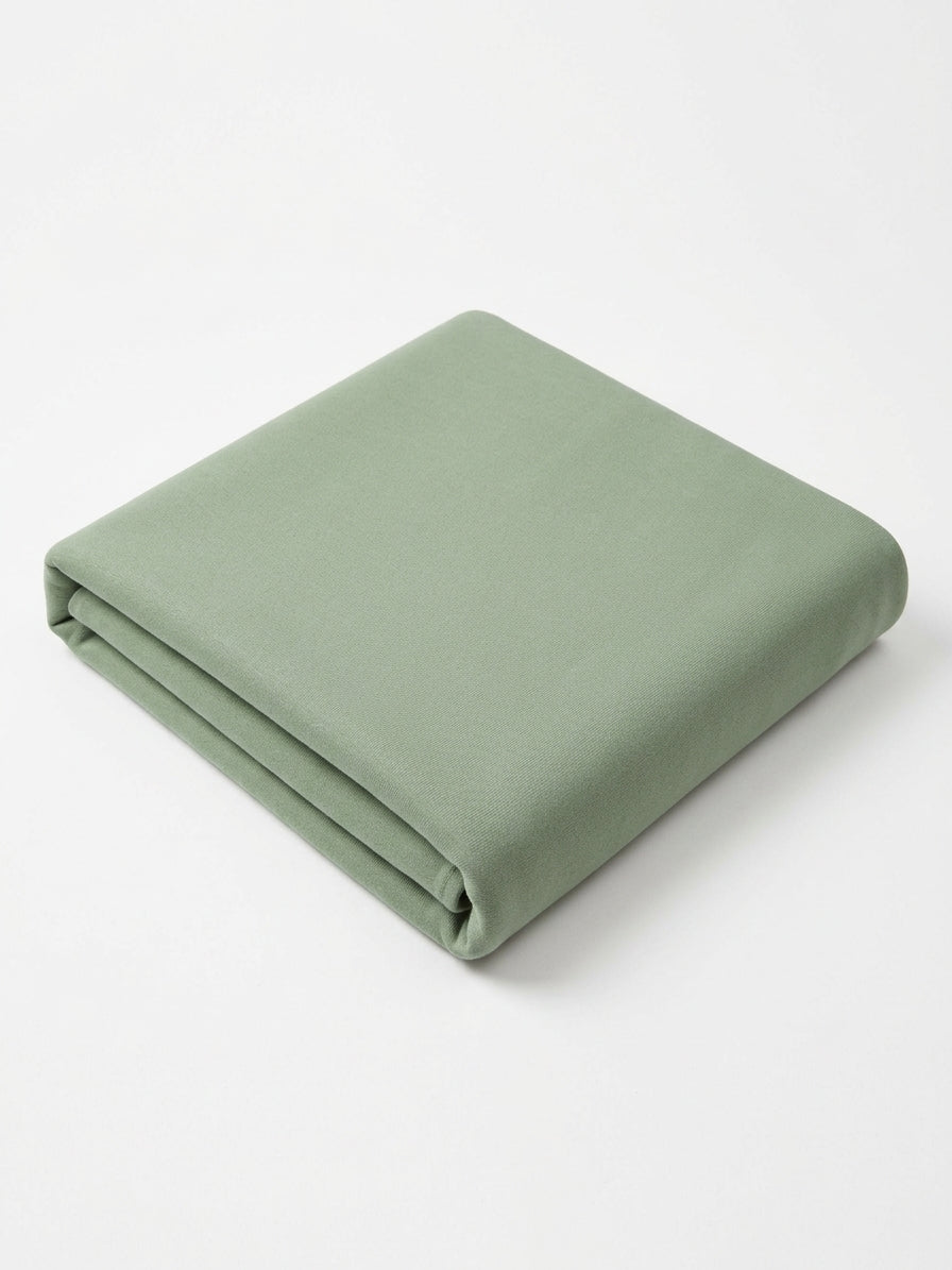 Sage Brushed Back Sweatshirt Fleece Fabric