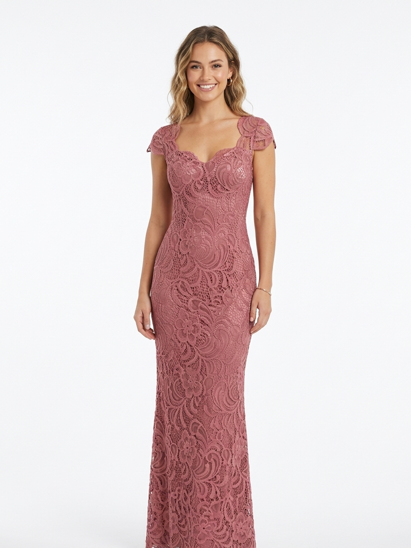 Rose Pink Floral Corded Lace Fabric – Sold by the Metre - Vératex Fabrics