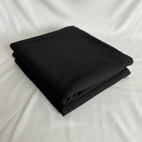Black Scuba Crepe Fabric – Stretch Double Knit – Sold by the Metre - Vératex Fabrics