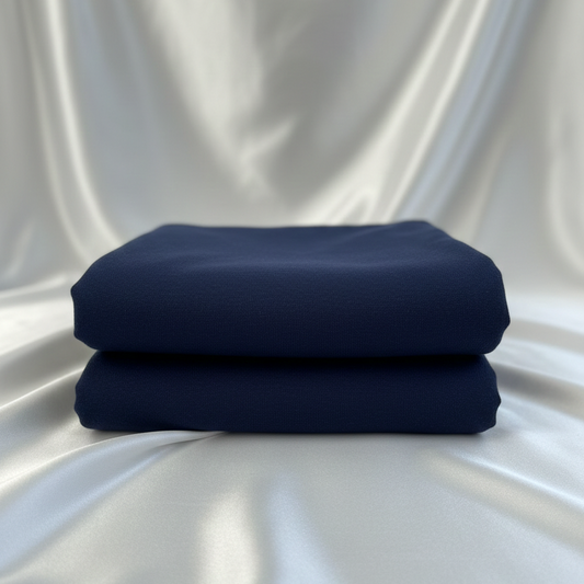 Navy Sweatshirt Fleece Fabric – Sold by the Metre - Vératex Fabrics