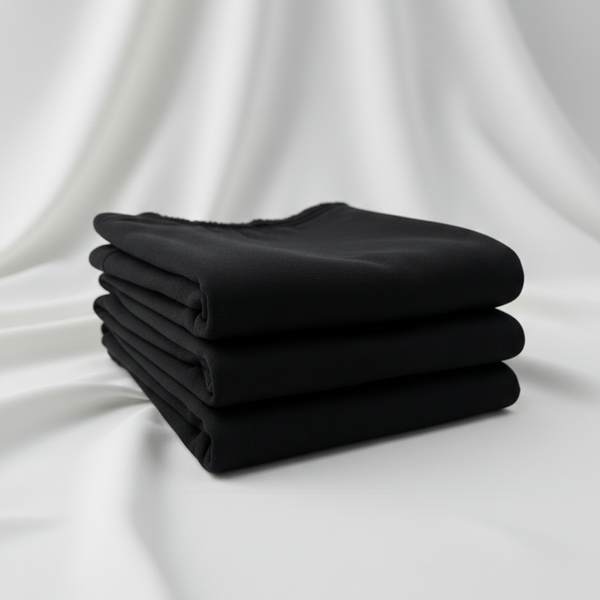 Black Sweatshirt Fleece Fabric – Sold by the Metre - Vératex Fabrics