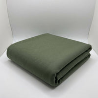 Olive Cotton Interlock Jersey Fabric – 100% Cotton Double Knit