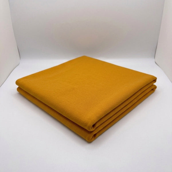 Mustard Cotton Jersey Lycra Fabric