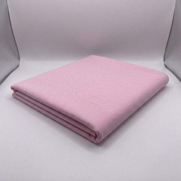 Baby Pink Cotton Interlock Jersey Fabric – 100% Cotton Double Knit
