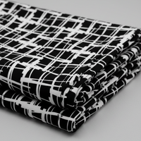 Abstract Grid ITY Fabric – Sold by the Metre - Vératex Fabrics