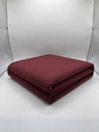 Maroon Cotton Interlock Jersey Fabric – 100% Cotton Double Knit