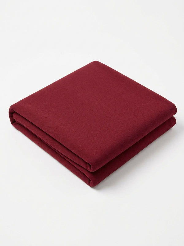 Wine Brushed Back Sweatshirt Fleece Fabric - Vératex Fabrics