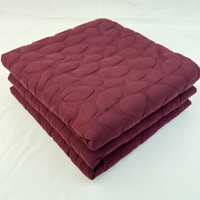 Burgundy Quilted Jacquard Fabric – Sold by the Metre - Vératex Fabrics