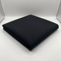 Black Cotton Interlock Jersey Fabric – 100% Cotton Double Knit