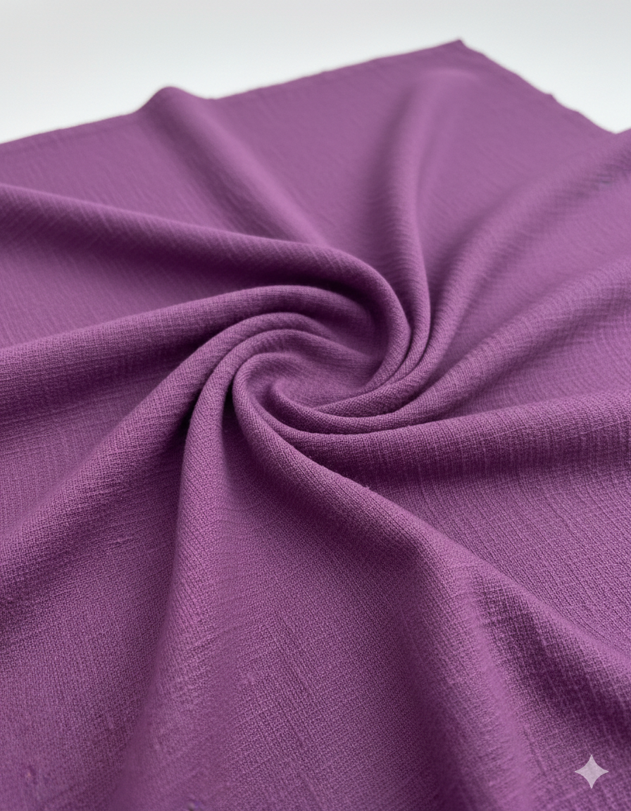 Purple Tree Bark Textured Jacquard – Sold by the Metre