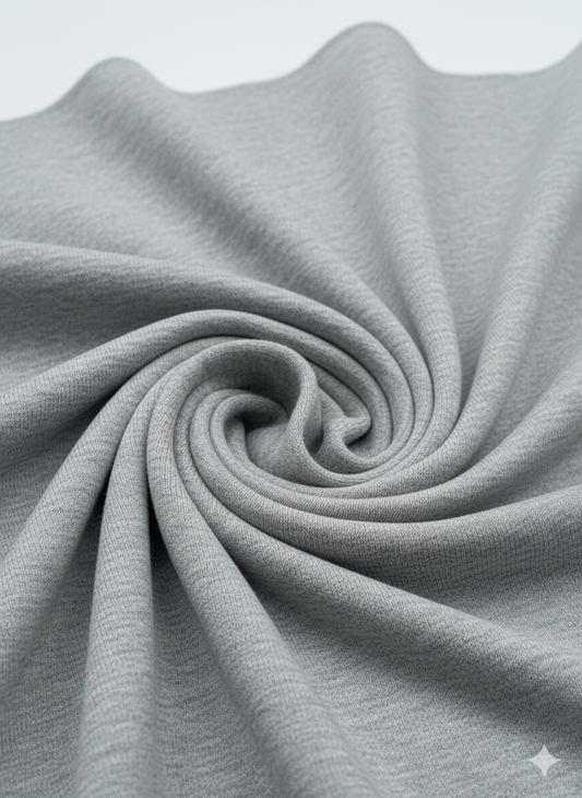 Grey Marl Sweatshirt Fleece Fabric – Sold by the Metre - Vératex Fabrics