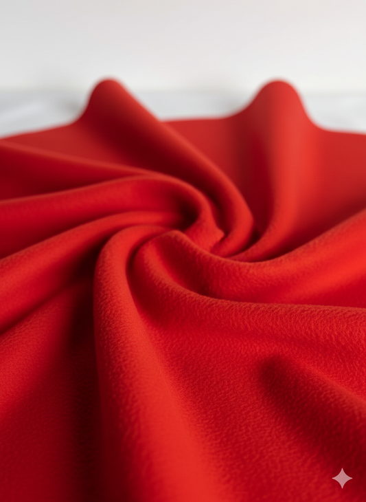 Red Anti-Pill Polar Fleece – Sold by the Metre - Vératex Fabrics